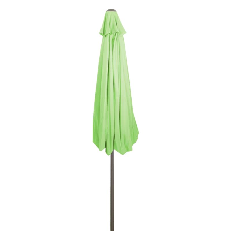 Outdoor Patio Market Umbrella with Hand Crank - 7.5' - Lime Green