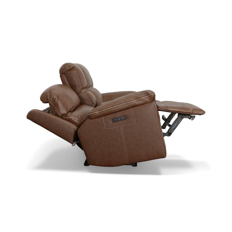 Jackson Zero-Gravity Power Reclining Loveseat with Console & Power Headrests by Flexsteel - 78" x 42" x 41"