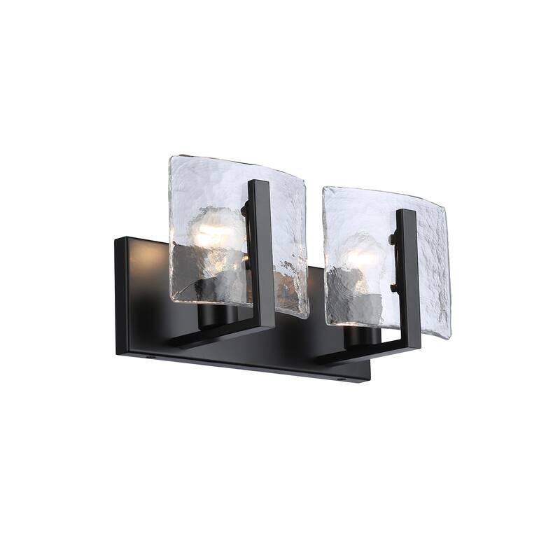 Golden Lighting 3164-BA2 HWG Aenon 2 Light 15" Wide Vanity Light