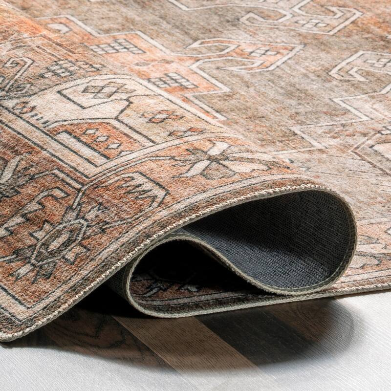 Nuloom Emerson SpinClean Persian Machine Washable Area rug