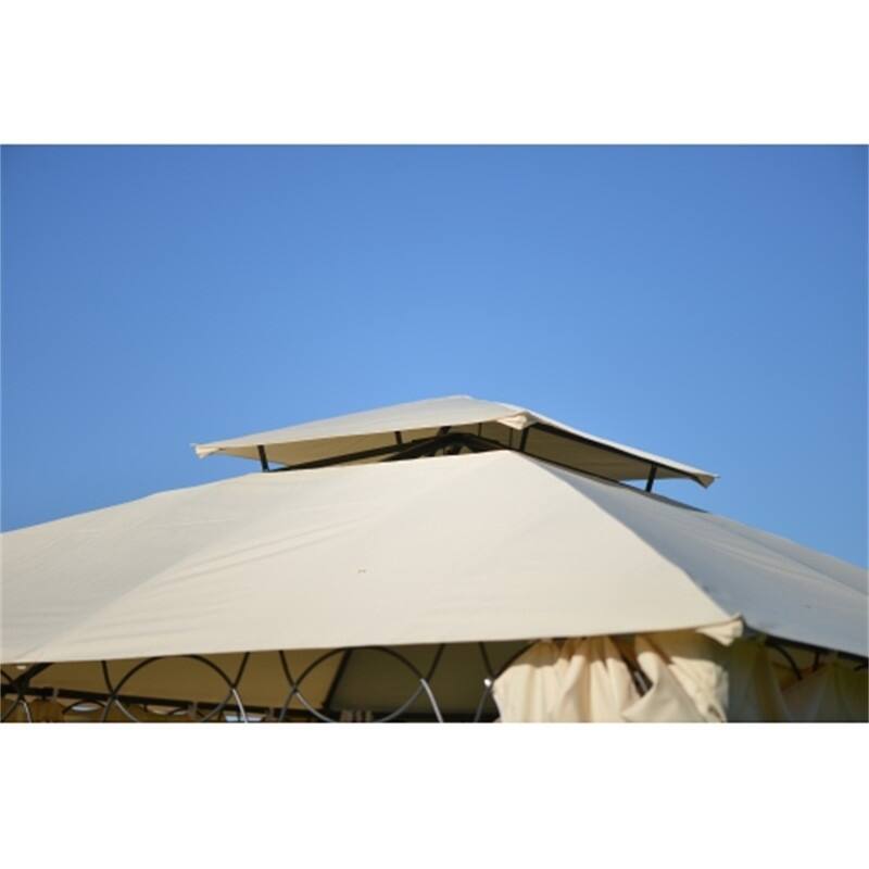 AOOLIVE Gazebo Tent Outdoor BBQ Gazebo Tent with UV Protection - Beige