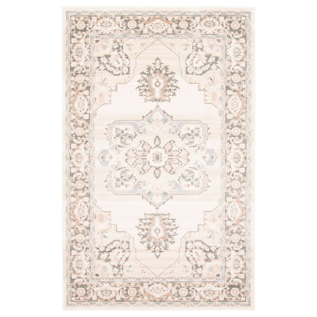ECARPETGALLERY Machine Woven Myra Ivory Area Rug