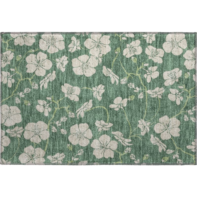 Premium Washable Super Soft Modern Floral Mayfield Rug