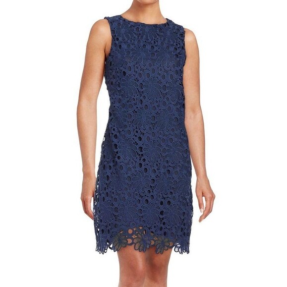 karl lagerfeld navy dress