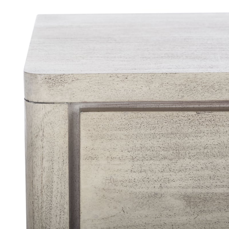 SAFAVIEH Couture Rolfke 3-Drawer Wood Nightstand