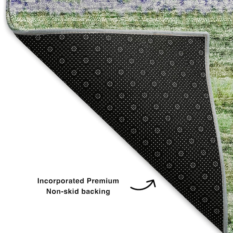 Premium Washable Super Soft Stripe Mayfield Rug