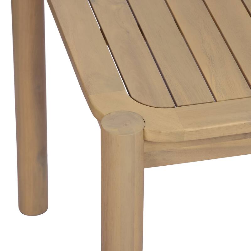 Christopher Knight Home - Cascade 74.02" Outdoor Acacia Wood Rectangular Dining Table, for 4-6 Person Seating