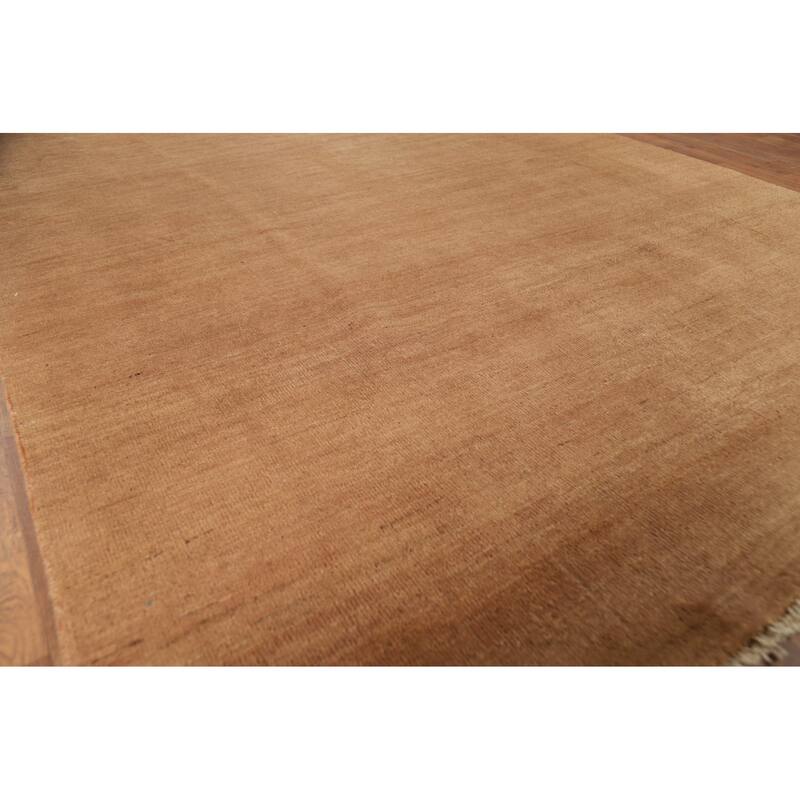 Modern Gabbeh Oriental Area Rug Hand-Knotted Wool Carpet - 5'7"x 7'6"