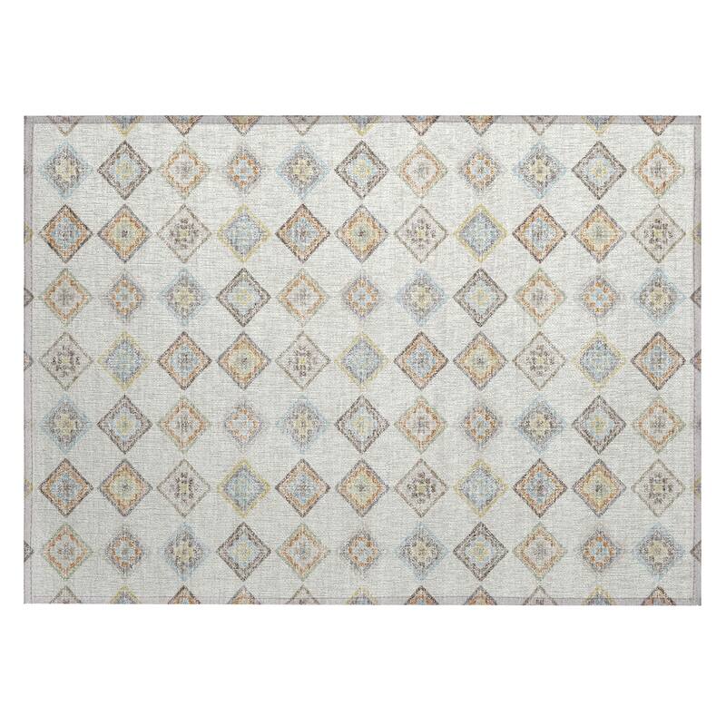Machine Washable Indoor/ Outdoor Global Flagler Chantille Rug