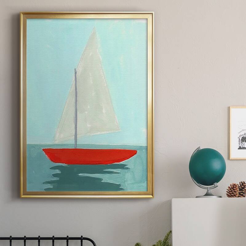 Small Sail II Premium Framed Print - Ready to Hang