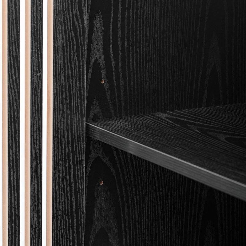 Modern Cabinet with 2 Doors and 3 Drawers