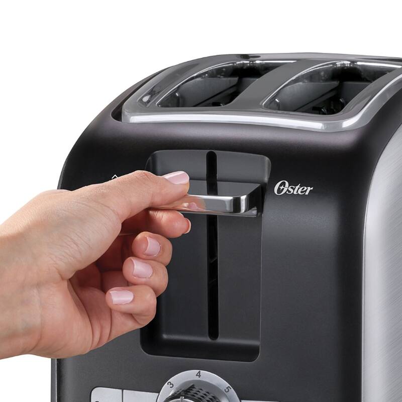 2 Slice Toaster with Extra-Wide Slots in Brushed Stainless Steel