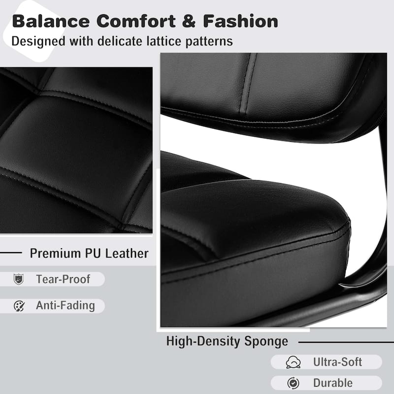 Costway Waiting Room Chair Set of 8 Upholstered Guest Conference Chair - See Details