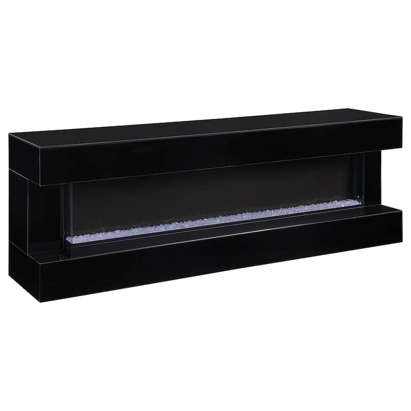 Vallerie 71" TV Stand With Visual Flame Box