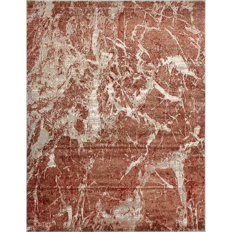 Noori Rug Louis High-Low Ayden Rug - 8'7" x 11'10" - Red/Rust
