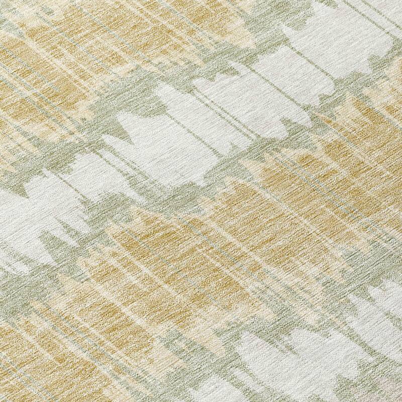 Machine Washable Indoor/ Outdoor Chantille Abstract Ombre Rug