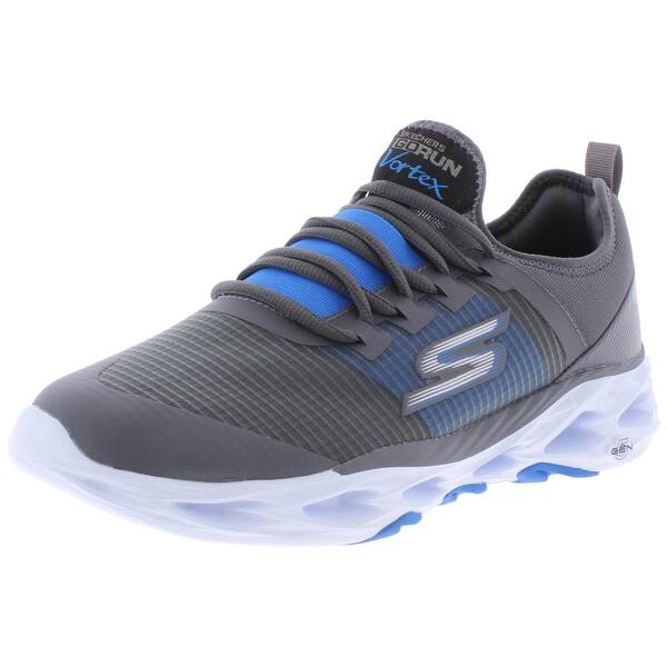 Shop Skechers Mens Go Run Vortex Athletic Shoes Running Goga Mat Charcoal Blue 8 5 Medium D Overstock 31607221