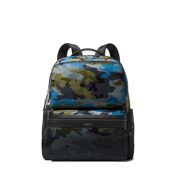 michael kors blue camo backpack