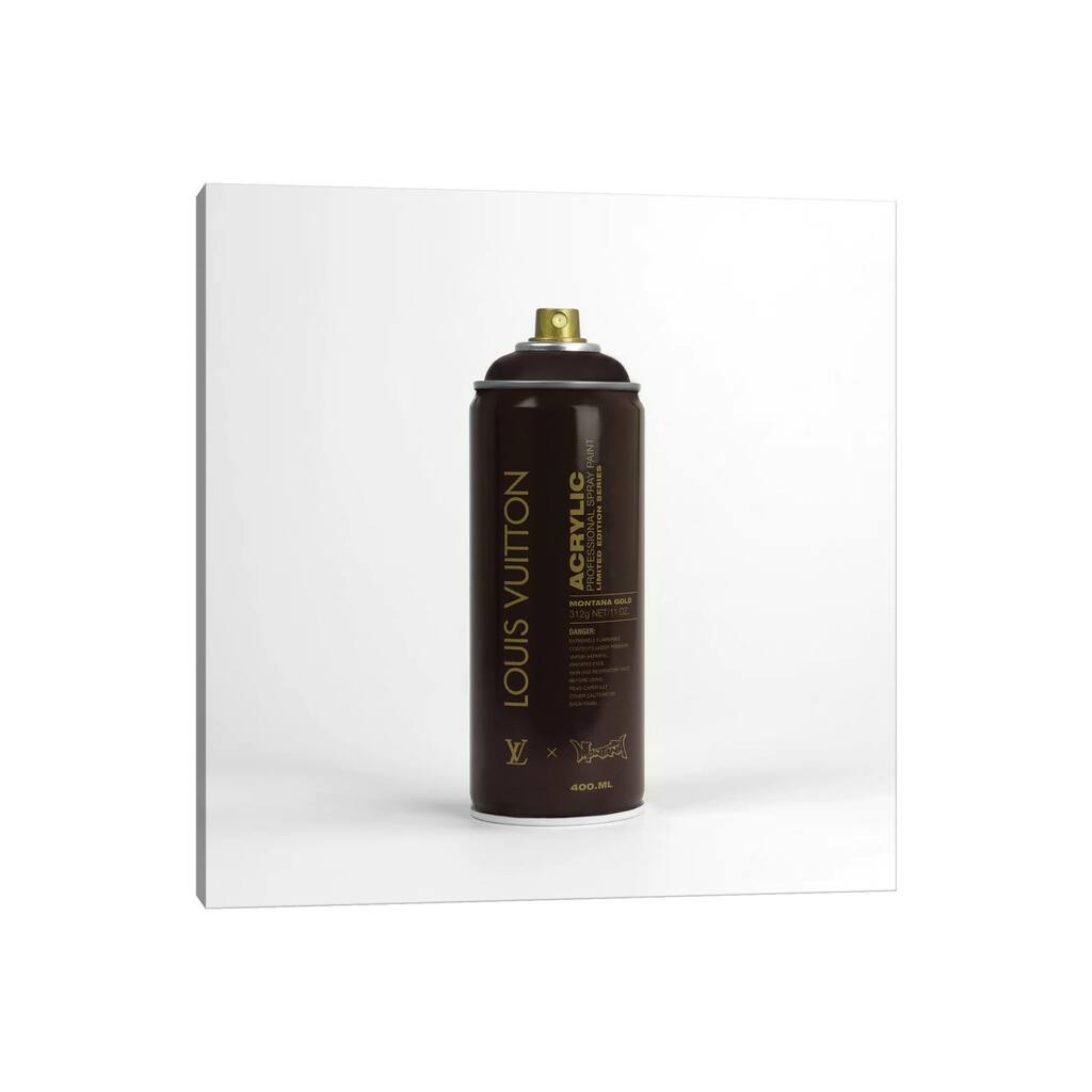 iCanvas "Brandalism Louis Vuitton Spray Paint Can" by Antonio Brasko Canvas Print