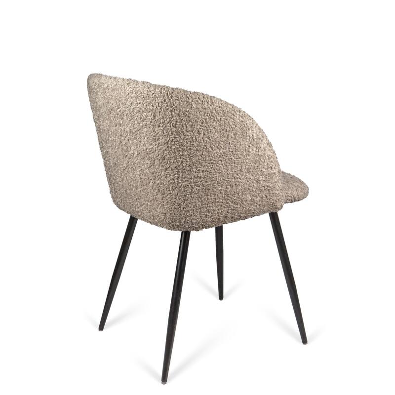 Rocking Accent Chair Tufted Upholstered Linen Wingback