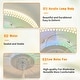 preview thumbnail 16 of 20, 19" RGB Flush Mount Ceiling Fan with Remote, Bladeless Crystal Design, 6-Speed DC Motor, Dimmable LED for Bedroom & Living Room