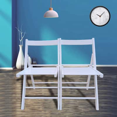 Set of 2 Outdoor Foldable Chairs