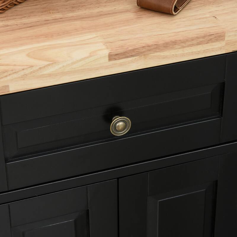 Modern Rolling Kitchen Island Cart