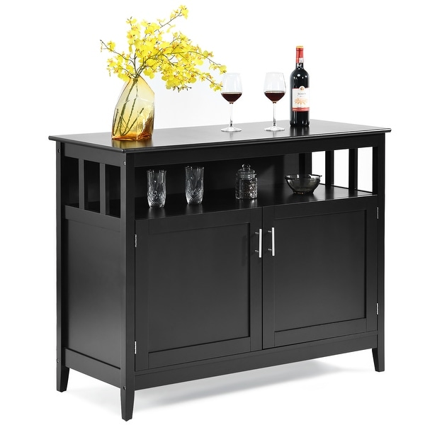 Costway Kitchen Sideboard Buffet Server Cupboard Storage Cabinet w
