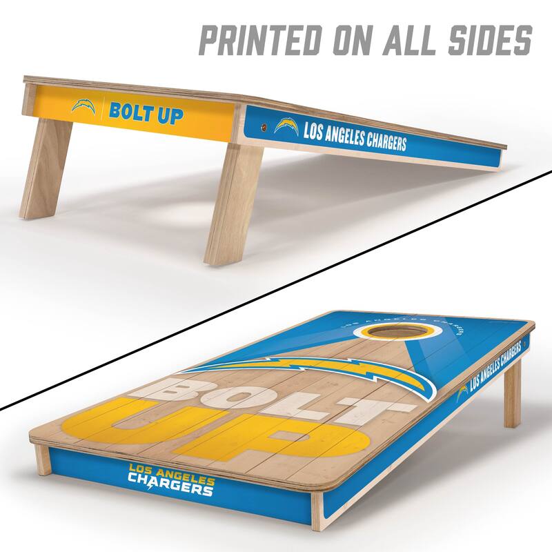 Los Angeles Chargers NFL 2x4 Professional Cornhole Board Set