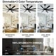 preview thumbnail 46 of 83, YUHAO 84 In. Indoor/Outdoor Modern Industrial Large Windmill Aluminum Blade Ceiling Fans With Lights, Quiet DC Motor and Remote