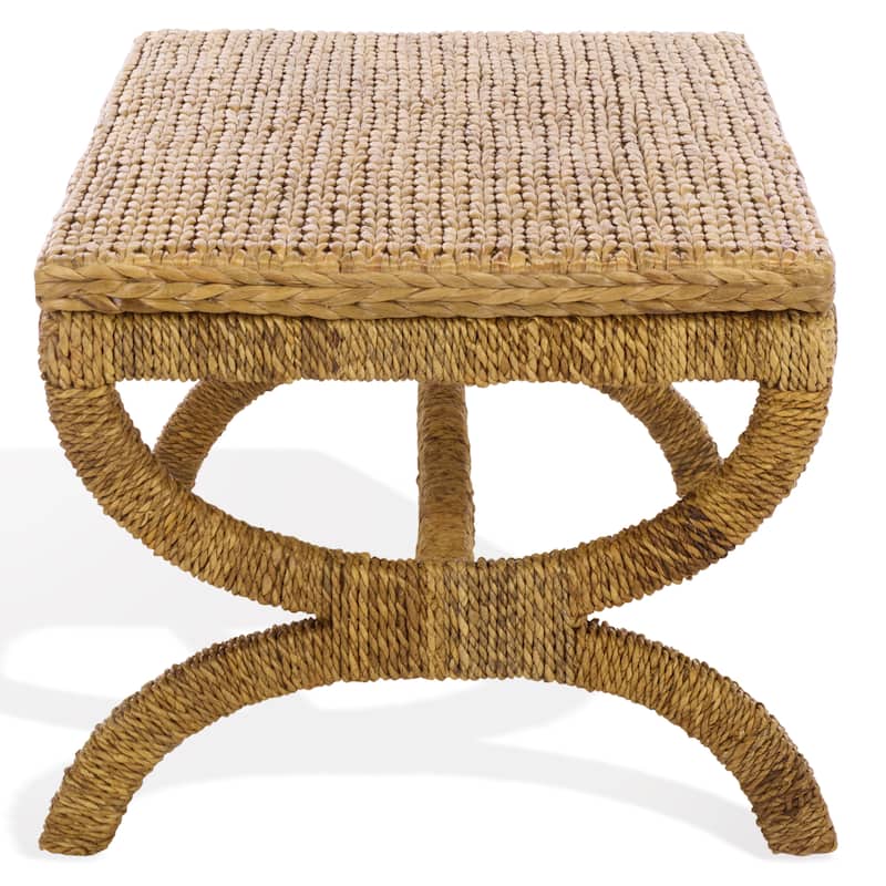 SAFAVIEH Couture Larysa Abaca And Water Hyacinth Coffee Table - 44"W x 25"D x 20"H