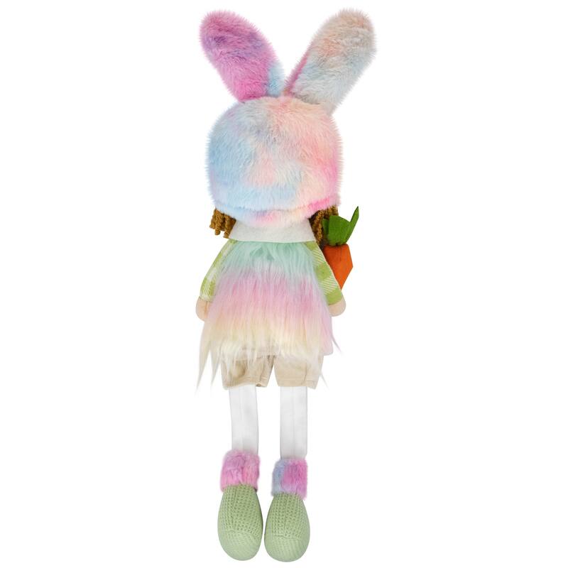 Girl Easter Figurine with Dangling Legs - 23" - Multi-Color