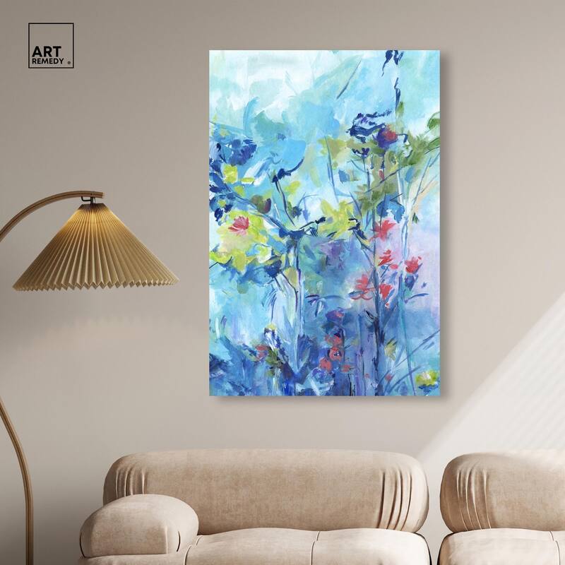 Heavenly Blue II Canvas by Art Remedy, Gallery Wrapped
