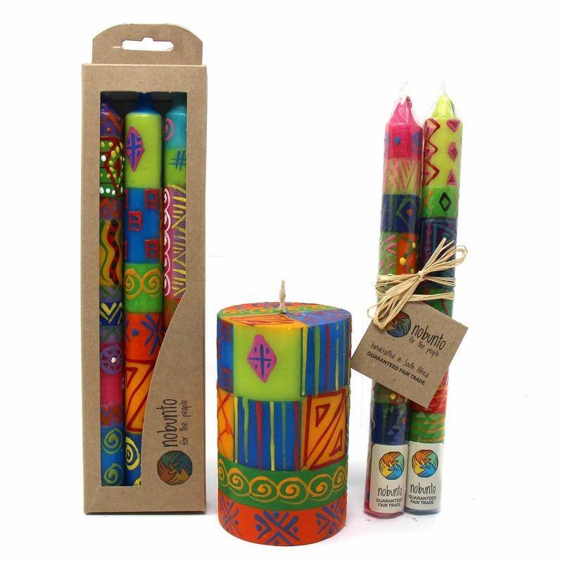Set of 3 Handmade Shahida Votive Candles with Giftbox (South Africa)