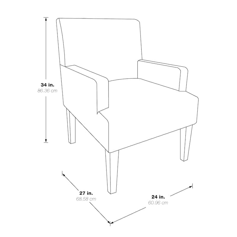 OSP Home Furnishings Main Street Accent Chair in Woven Fabric
