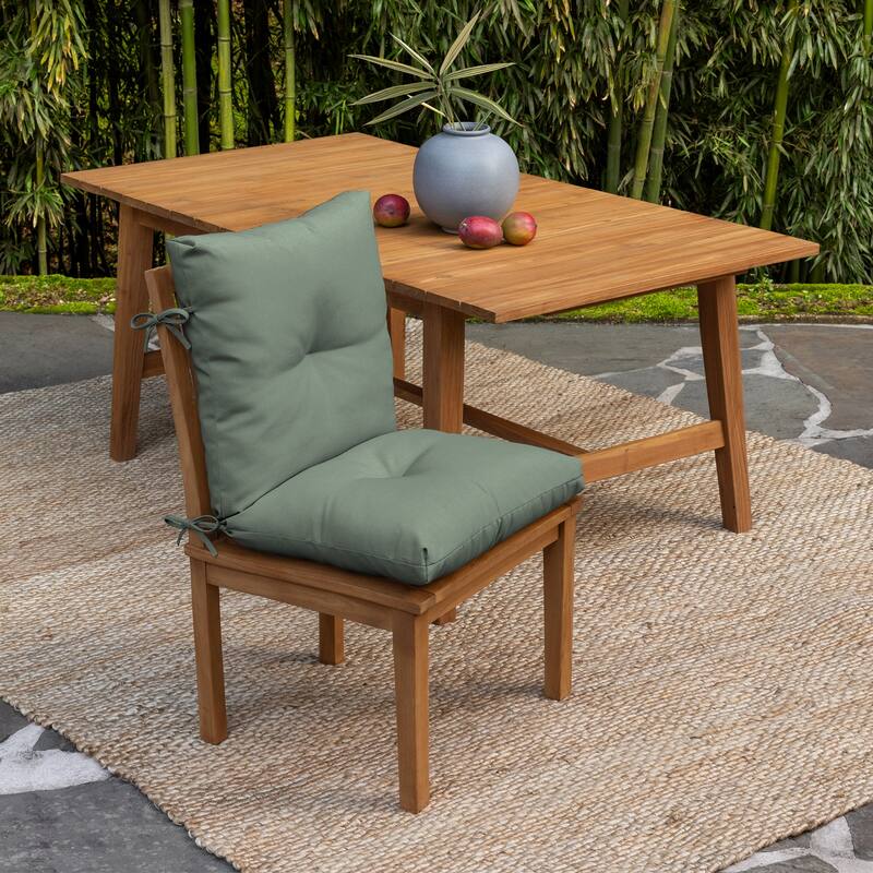 ARDEN earthFIBER Plush Modern Tufted Polyfill Dining Chair Cushion, Set of 2
