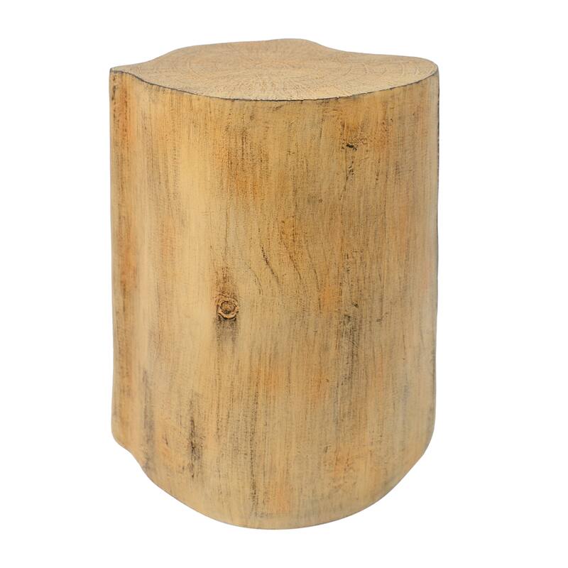 Roomfitters 2-in-1 Irregular MGO End Table, Split Design Organic Accent Table for Indoor/Outdoor