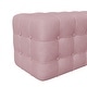 preview thumbnail 22 of 20, 2-Pieces Bedroom Sets, Queen Size Velvet Platform Bed Frame Tufted Upholstered Bed with Rectangular Upholstered Ottoman
