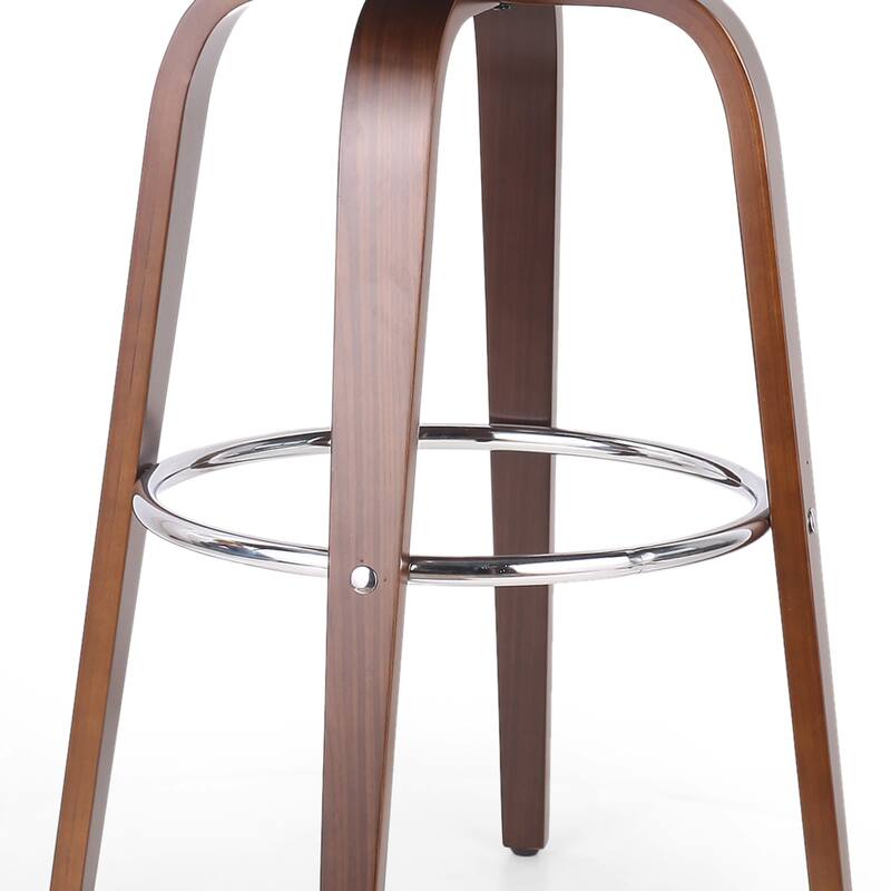 Mid-Century Modern Bar Stool，Bentwood Swivel Bar Stool