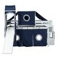 preview thumbnail 27 of 34, Castle style Loft Bed with Storage Staircase and Slide