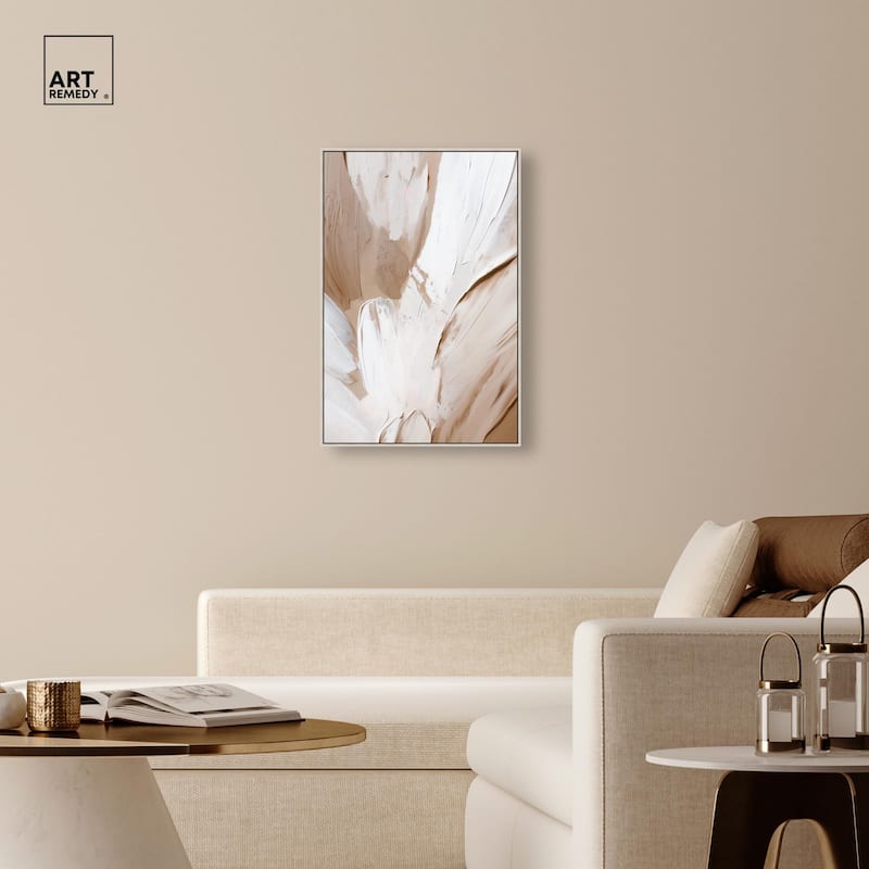 Fawn and Frost Canvas by Art Remedy