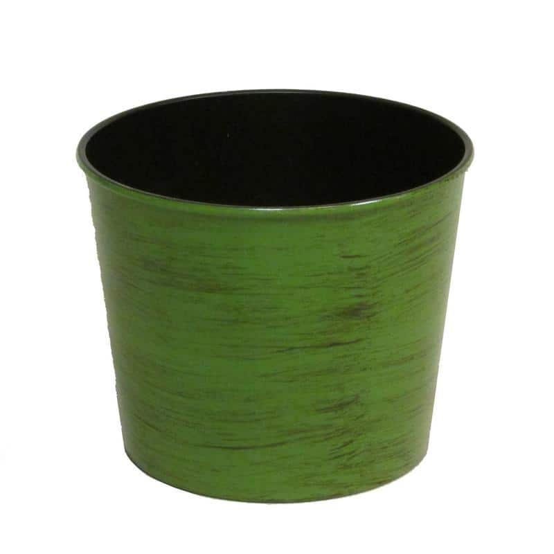 Hand-painted 5.5-in. Round Plastic Pot Planter