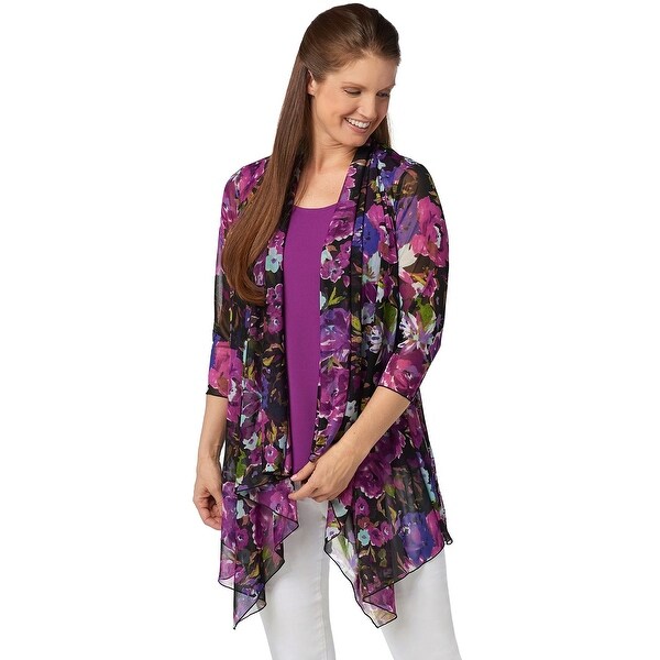 susan graver cardigan