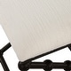 preview thumbnail 4 of 4, Upholstered Rectangular Bubble Legs Small Bench - 23.5" - Black