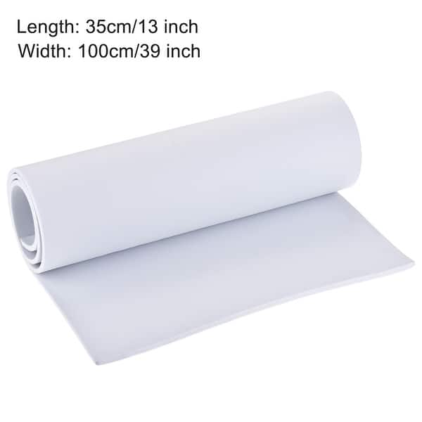 White EVA Foam Sheets Roll 13 x 39 Inch 5mm Thick for Crafts DIY