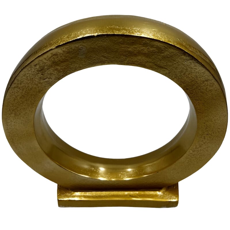 Decorative Handmade Aluminum Modern Round Sculpture