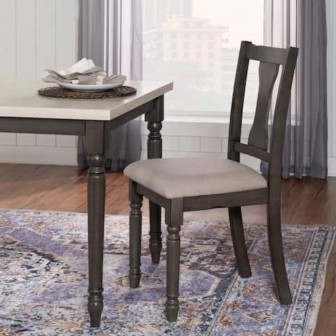 Powell Willow Wood Side Chair - N/A