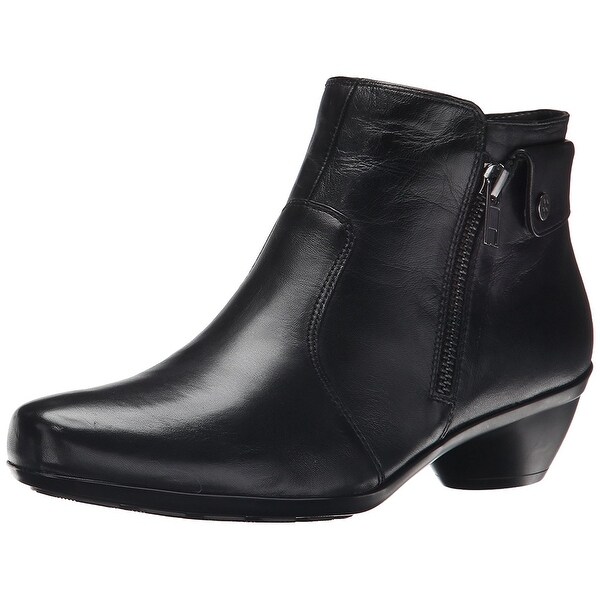 Naturalizer Womens Haley Leather Almond Toe Ankle Fashion Boots
