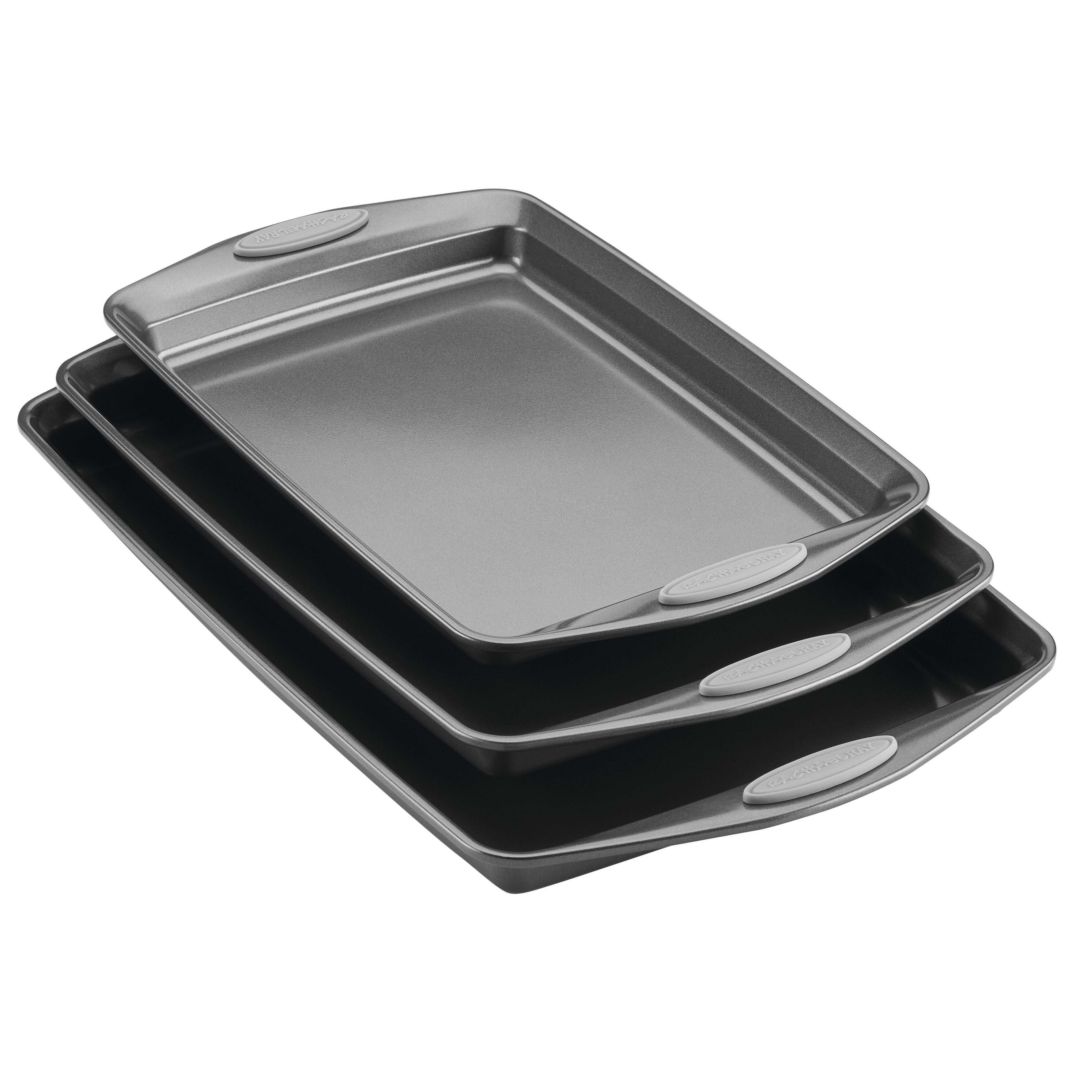 Rachael Ray Bakeware Nonstick Cookie Pan Set, 3-Piece