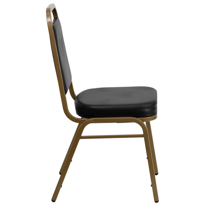 4 Pack Trapezoidal Back Stacking Banquet Chair - 20.25"D x 17.5"W x 36"H